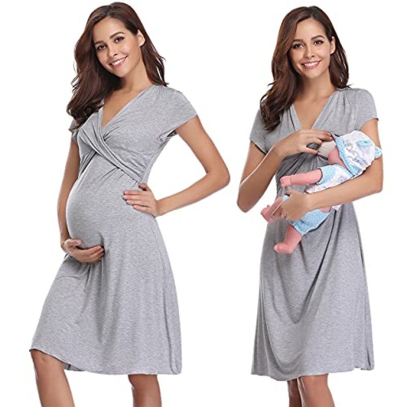 Irdcomps Women’s Breastfeeding Nightdress…