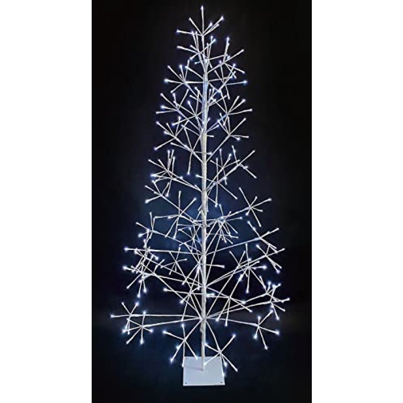 Pre-Lit White Twig Christmas Tree