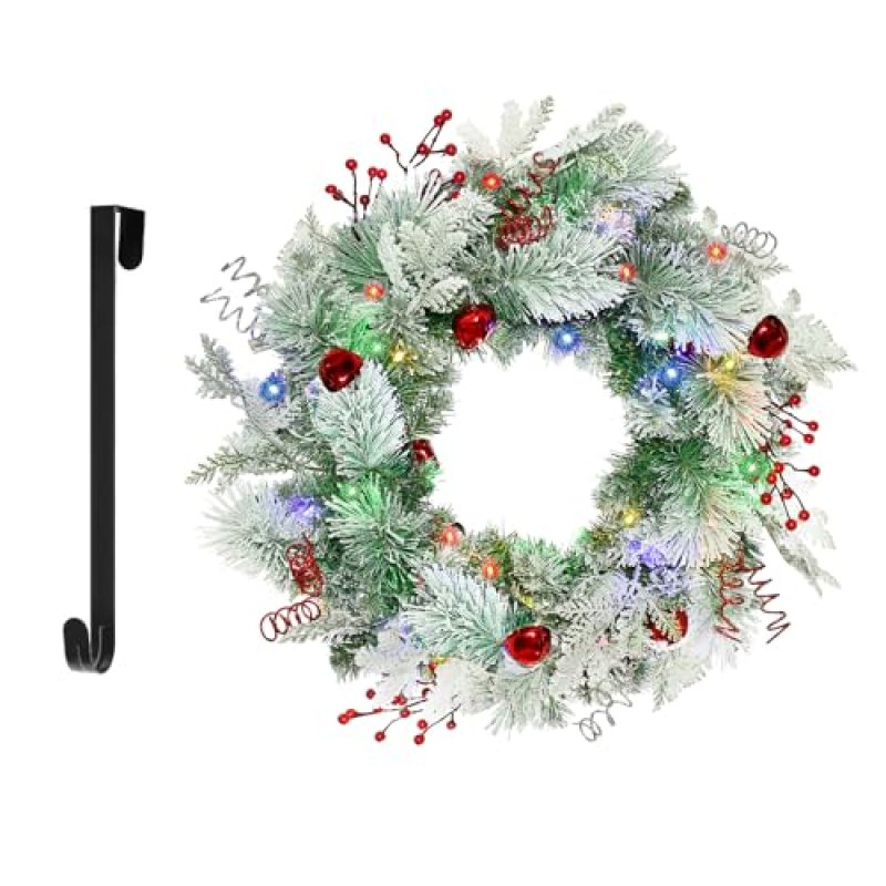 Pre-Lit Christmas Wreath