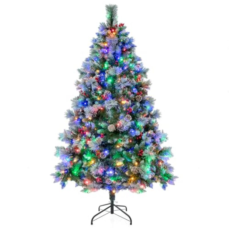 COSTWAY Pre-Lit Christmas Tree