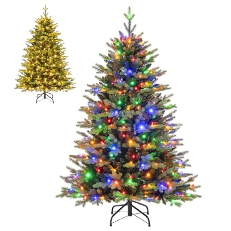 COSTWAY Pre-Lit Christmas Tree