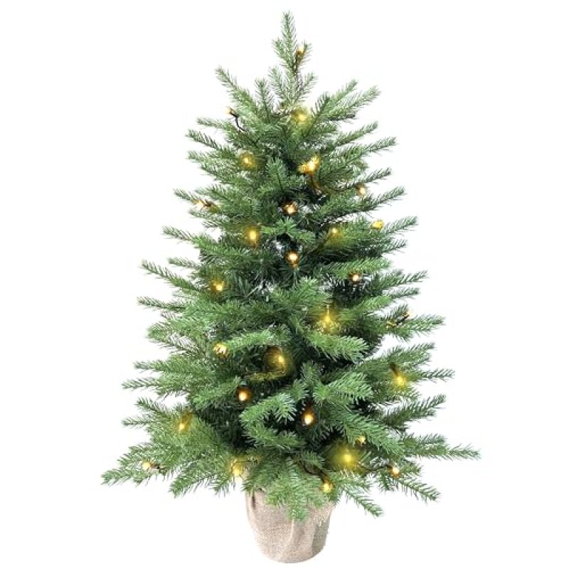 Pre-Lit Mini Christmas Tree