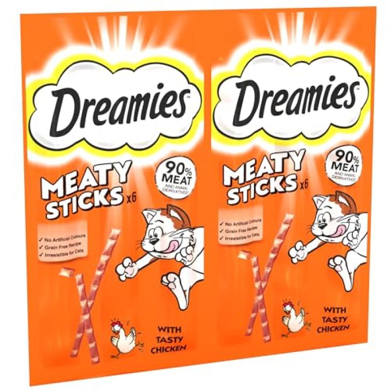 Dreamies Meaty Sticks Cat Treats
