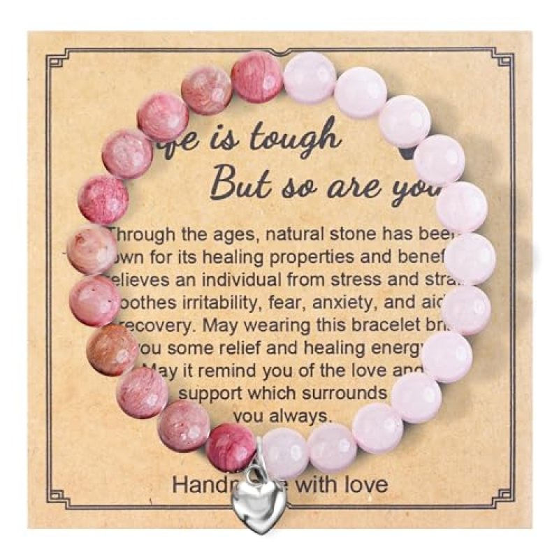 ZLLOO Breast Cancer Awareness Bracelet