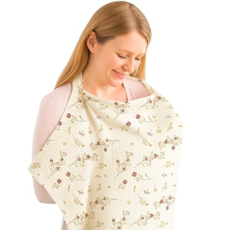 Breastfeeding Cover with Adjustable Strap, 360°…