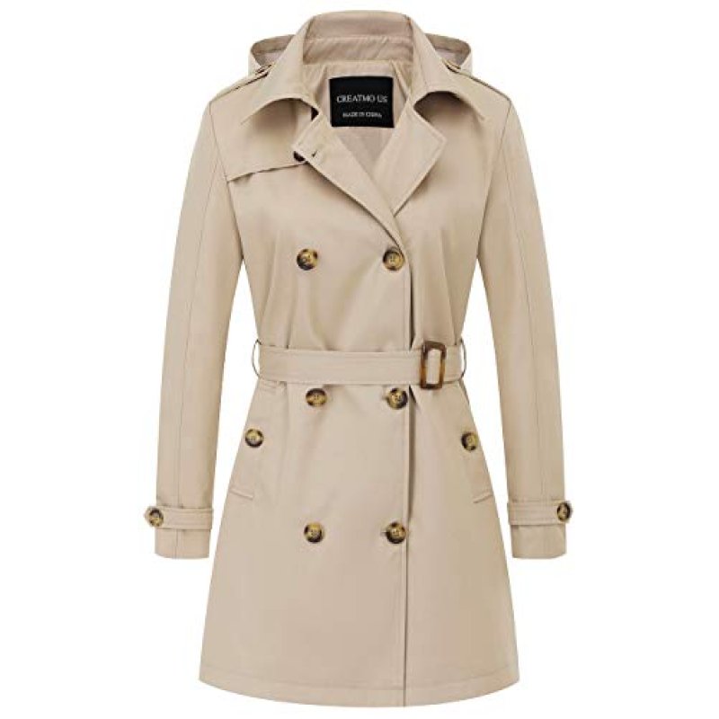 Creatmo US Women's Trench Coat