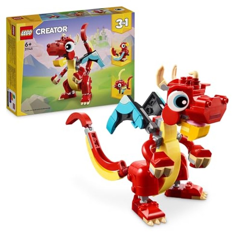 LEGO Creator 3in1 Red Dragon to Phoenix Model