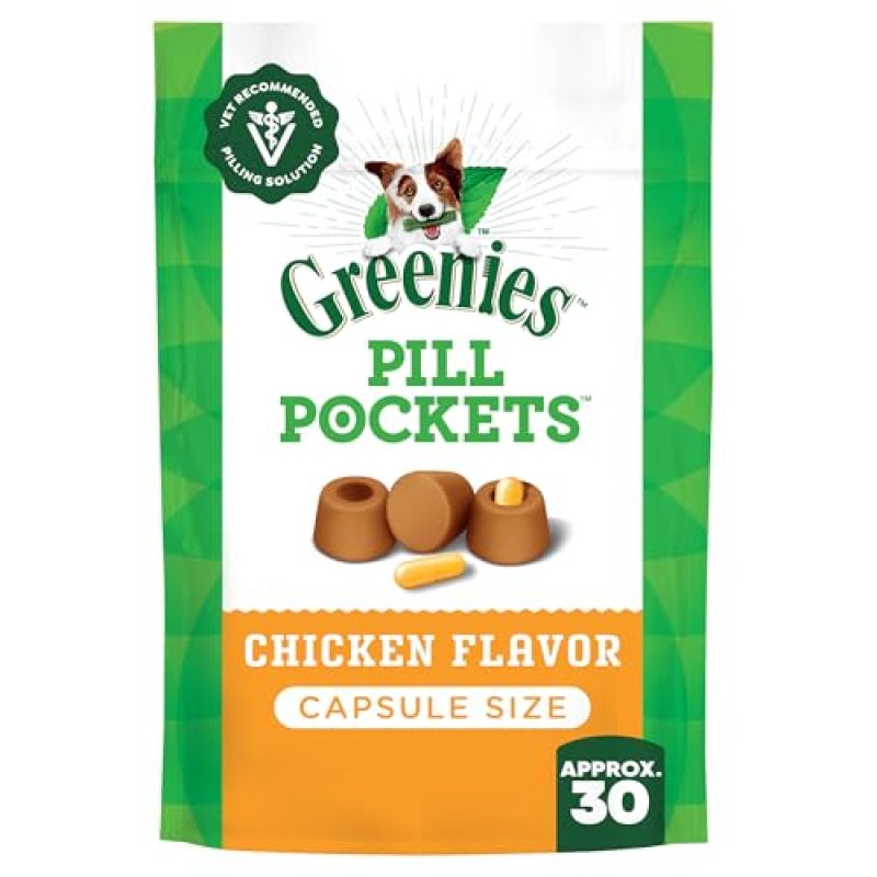 Greenies PILL POCKETS for Dogs Capsule Size…