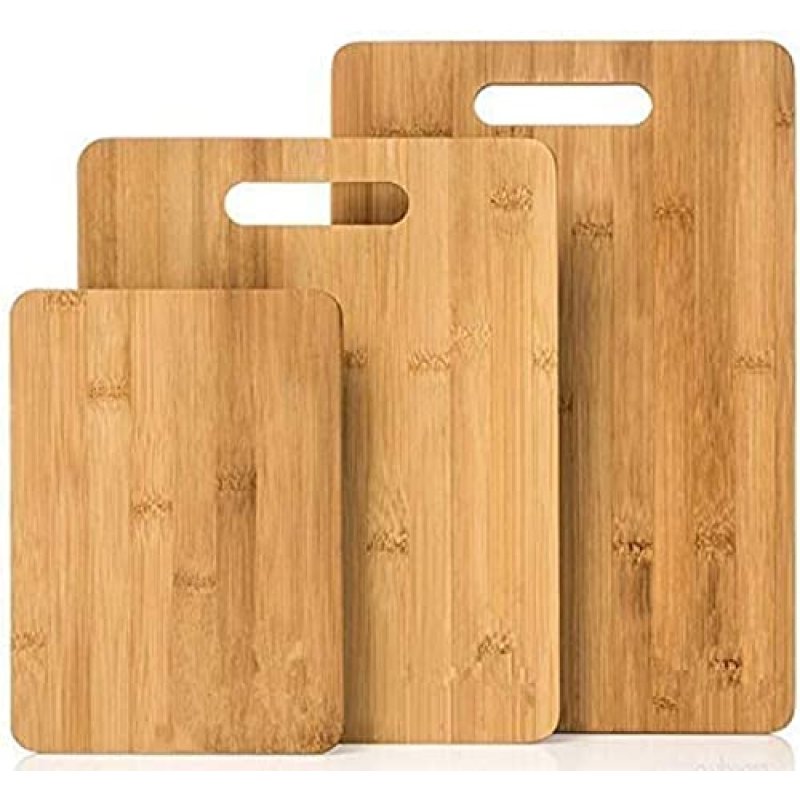 Premium Set of 3 Bamboo Chopping Boards by…
