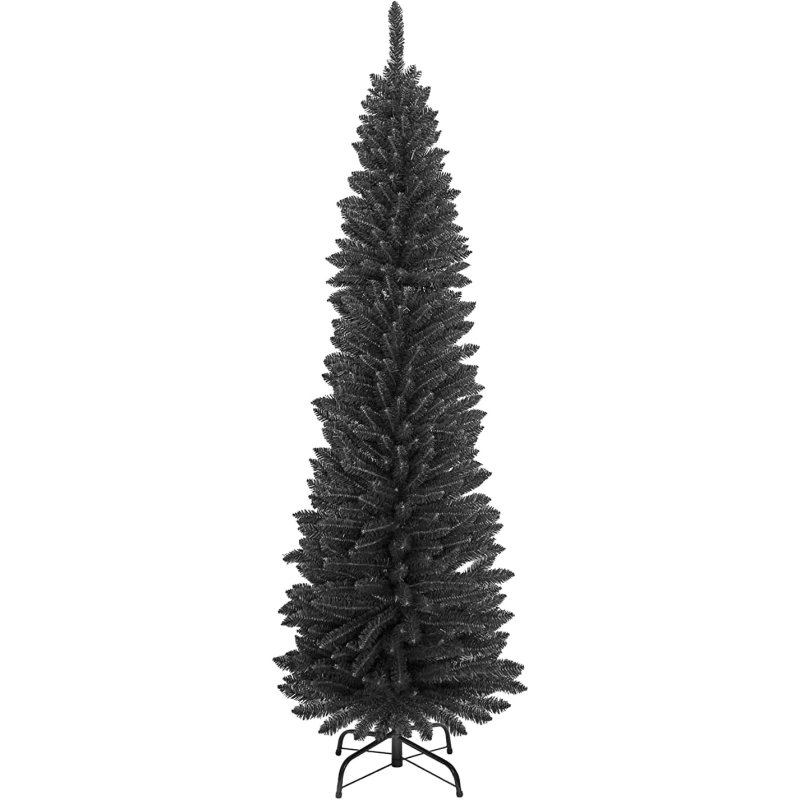 TrendMakers 6FT Black Christmas Tree