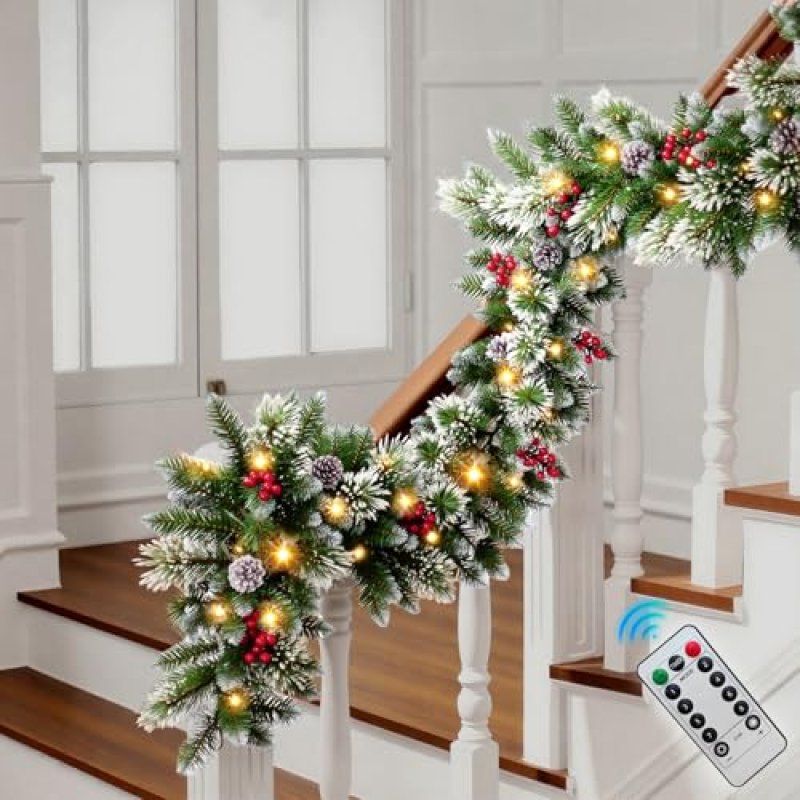 Trepcrow Pre-Lit Garland 9ft