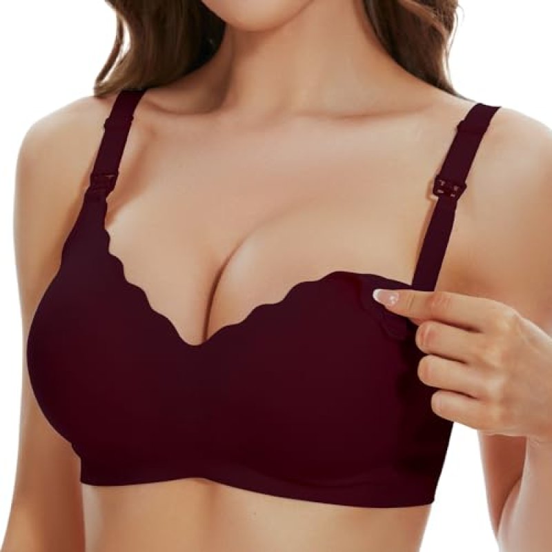 Dresime Nursing Bras for Breastfeeding, Wireless…