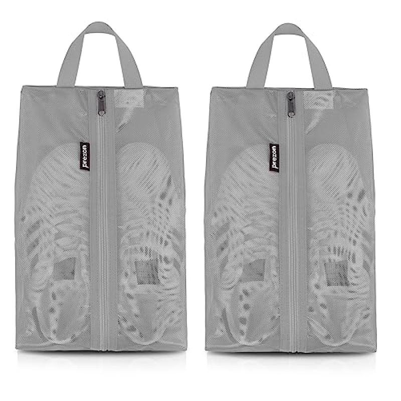 Prezon Shoe Bags with Water Resistant Mesh