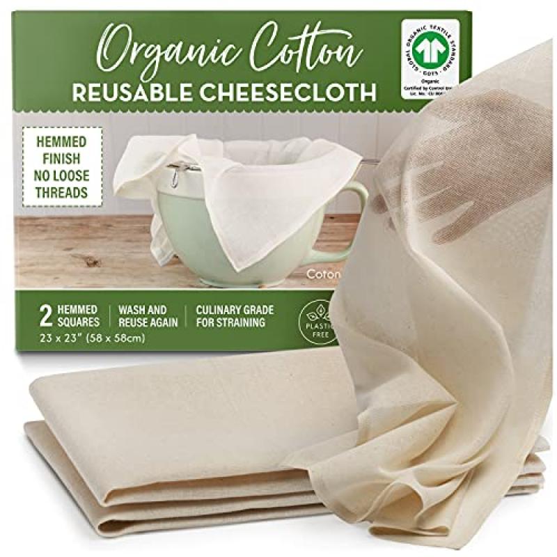 Organic Cotton Cheesecloth for Straining