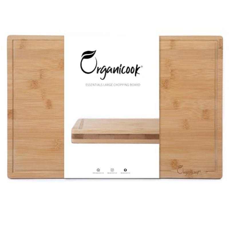 Organicook Wooden Chopping Boards for Kitchens -…
