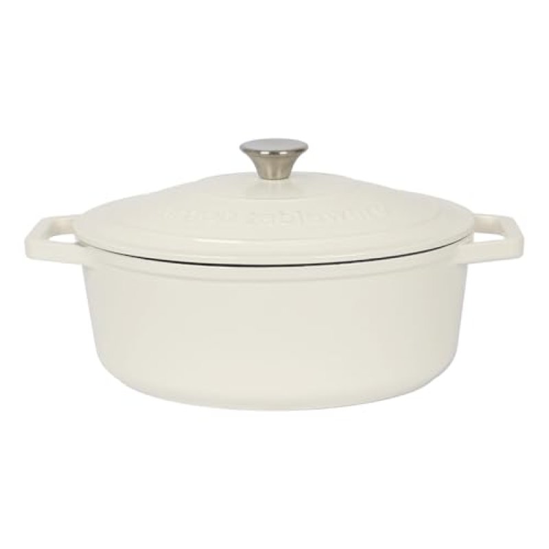 Argon Tableware 4.5L Oval Cast Iron Casserole…