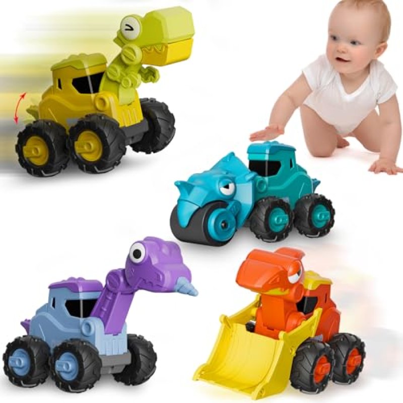 AIVIAI Friction Vehicle Toy Set