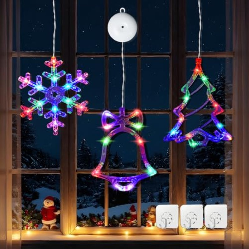 BrightArk Christmas Window Lights