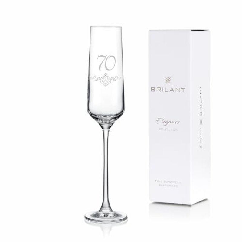 Brilant Poem Champagne Glass with Engraving,…