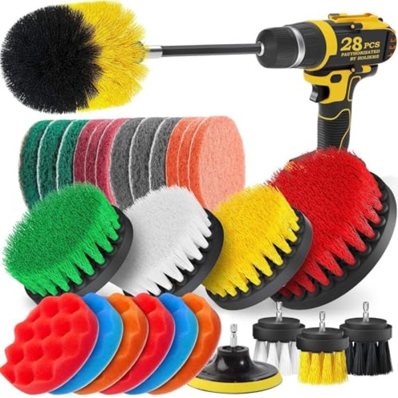 YIHATA Drill Brush Cleaning Brushes Set, 28 Pack