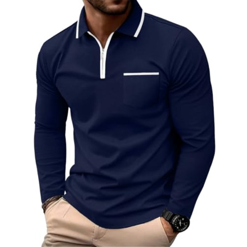 PrinStory Men's Polo Shirt