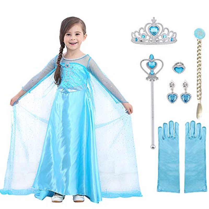 URAQT Princess Costume for Girls
