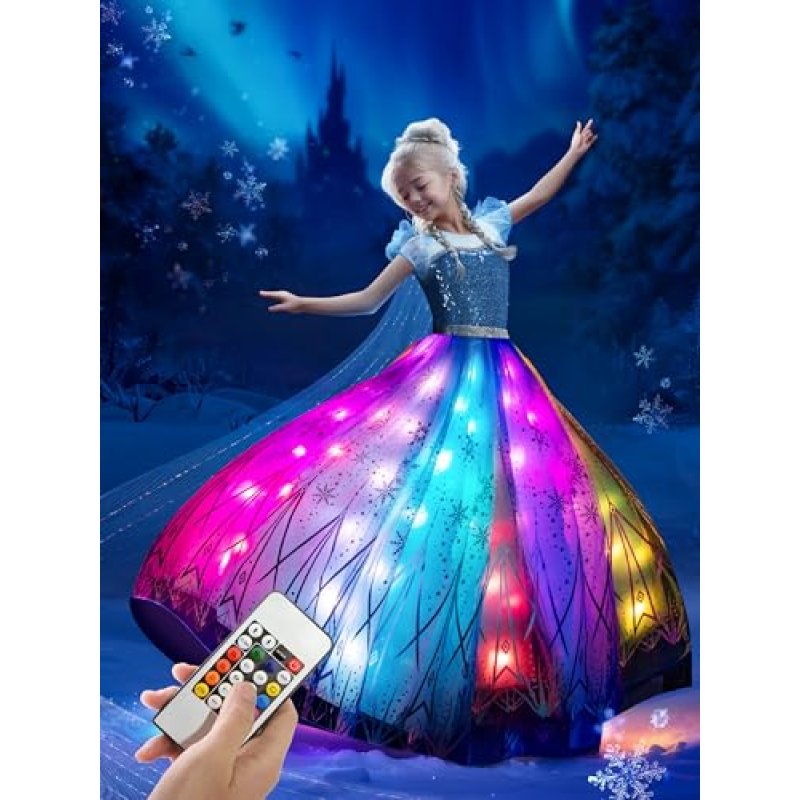 BLINGCOS LED Princess Costume