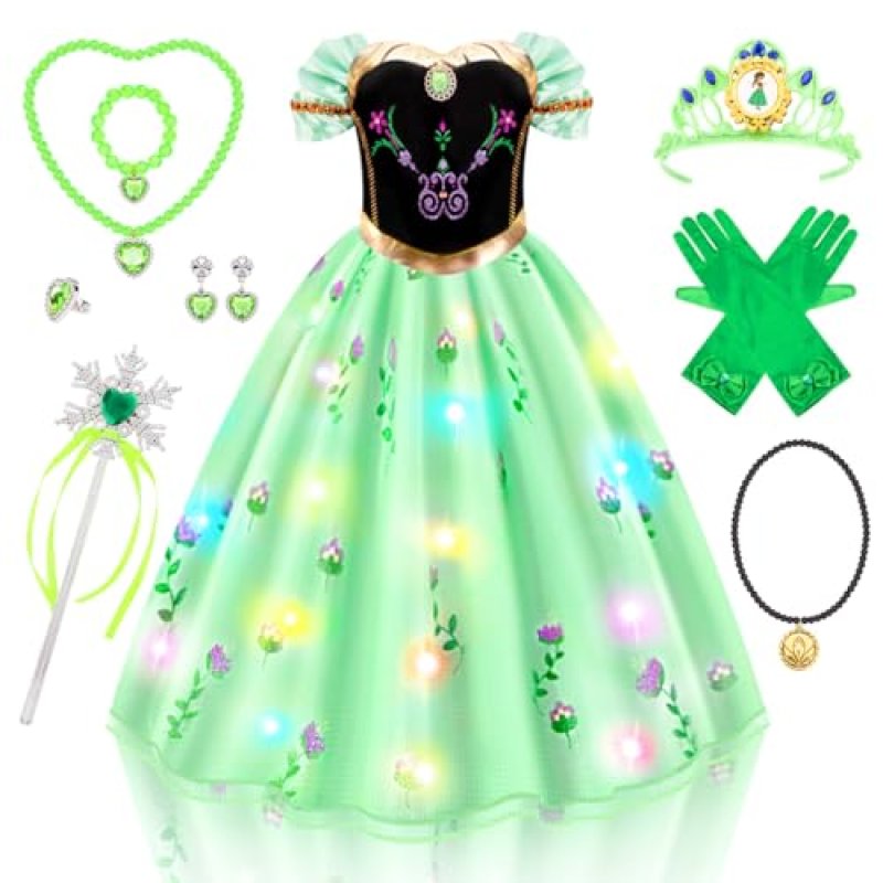 MELAND Princess Costumes for Girls, Princess…