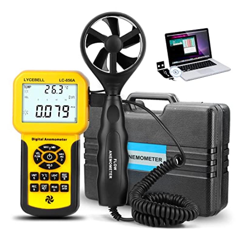 LYCEBELL Pro Anemometer with Data Storage