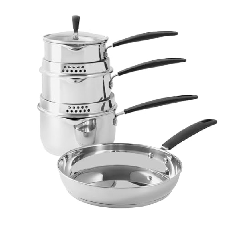 ProCook Gourmet Stainless Steel Cookware Set with…