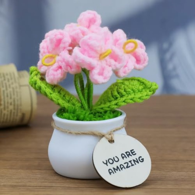Crochet Flowers with Affirmations