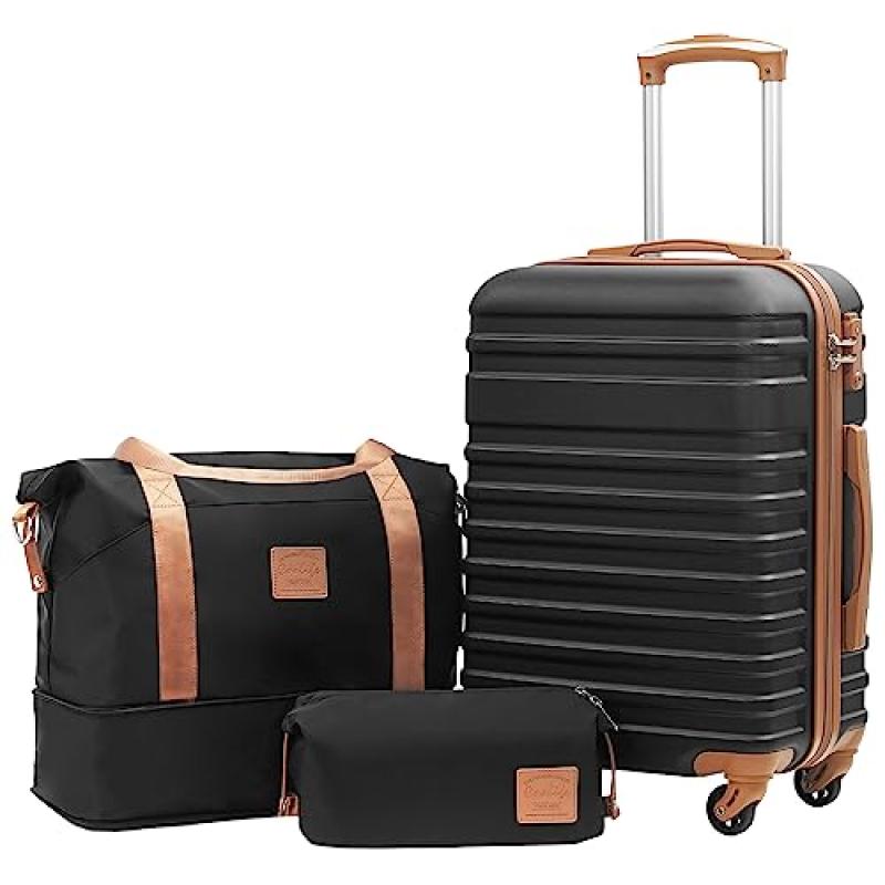 COOLIFE Trolley Hard Shell Travel Bag