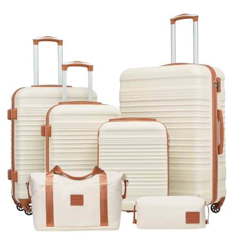 COOLIFE Trolley Carry On Luggage
