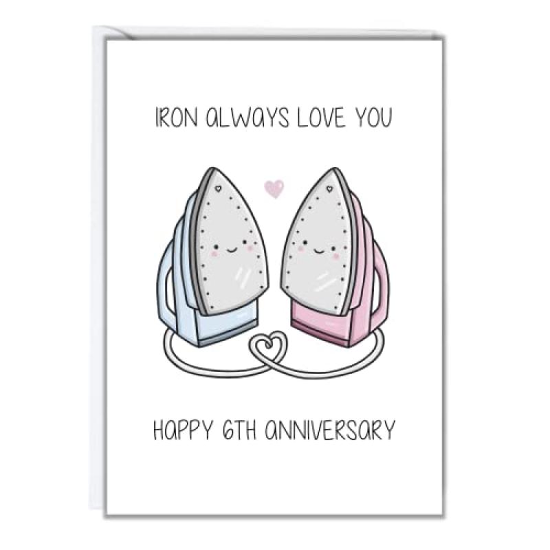 Iron Anniversary Card