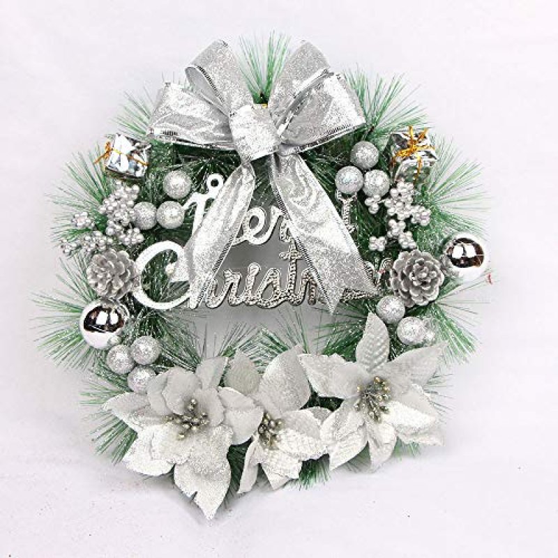 Front Door 30cm Christmas Wreath, Christmas…