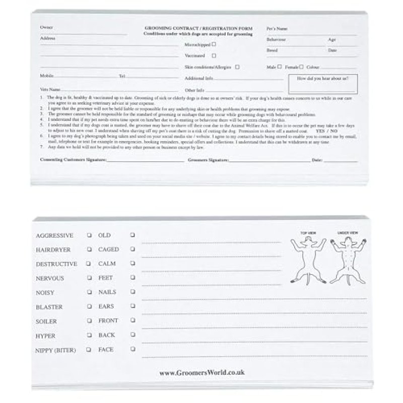 Groomers World Record Cards