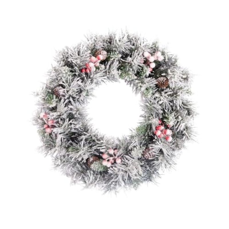 EVRE Frosted Christmas Wreath