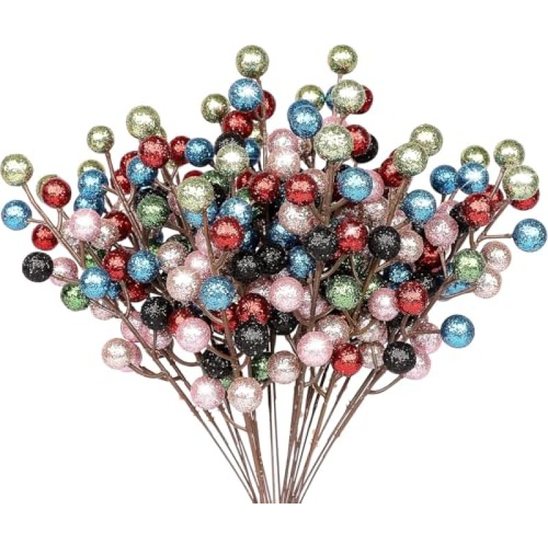 MACTING Artificial Berry Stems