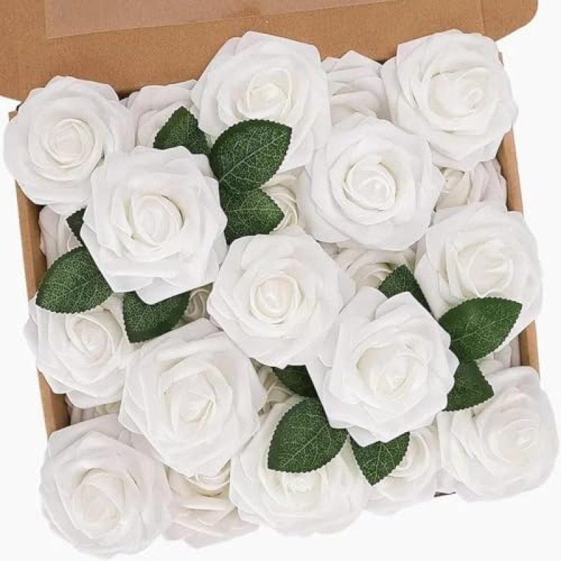 N&T NIETING Artificial Flowers, 25pcs Fake…