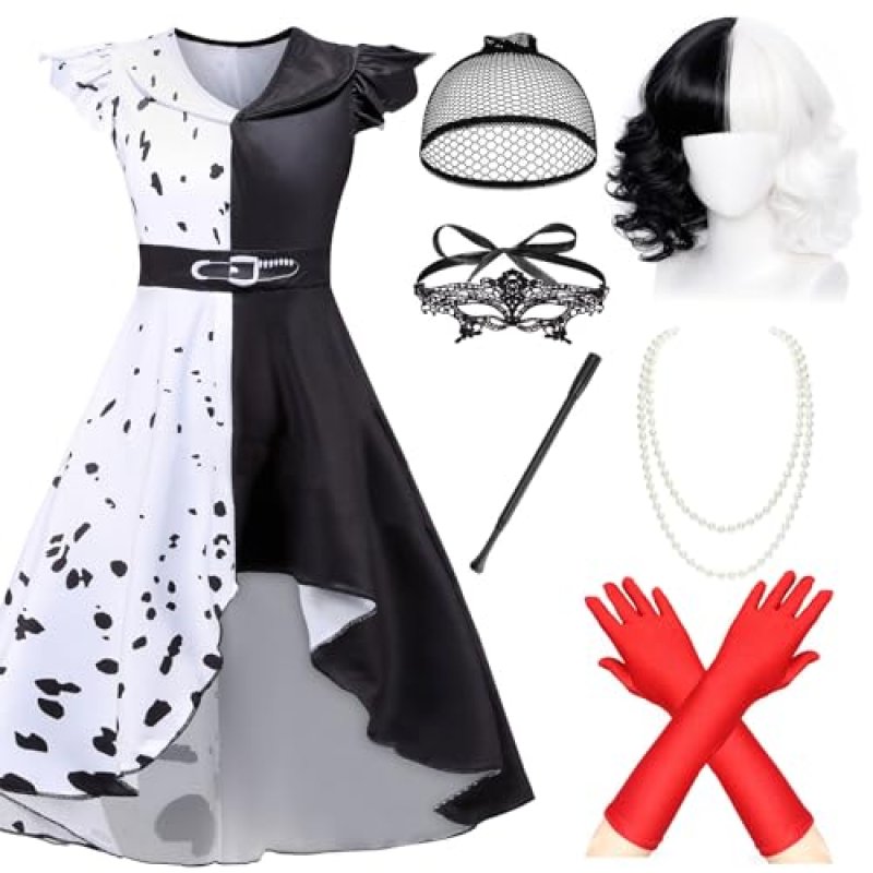 Cruella De Vil Costume Set