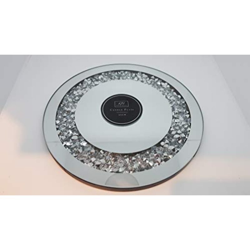 Crushed Jewels Candle Plate