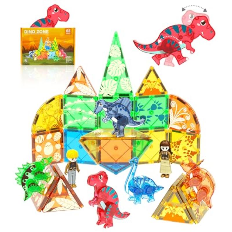 Asago Magnetic Dinosaur Building Blocks