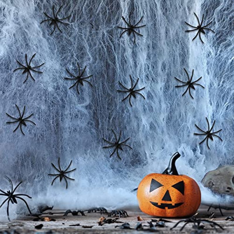 Jsdoin Halloween Spider Web Set