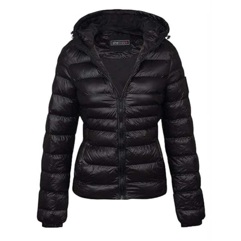 shelikes Womens Winter Jacket Ladies Padded…
