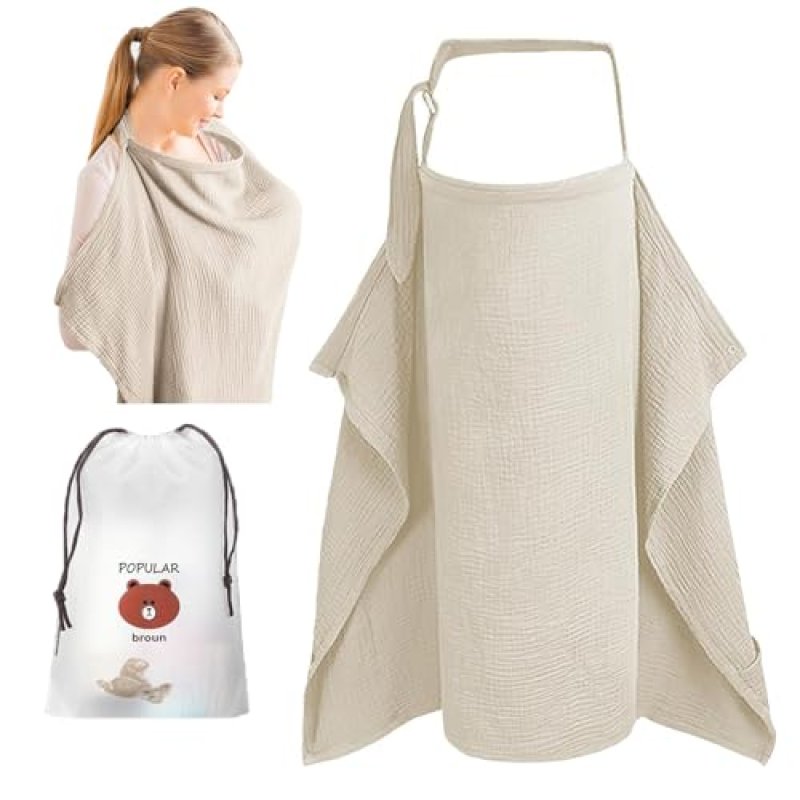 Asheyya Cotton Soft Breastfeeding Cover,…
