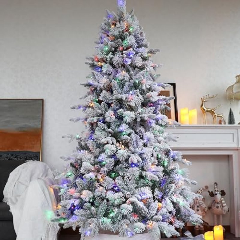 Asinse 7ft Pre-Lit Christmas Tree