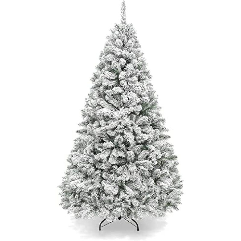 Asinse Snow Flocked Christmas Tree