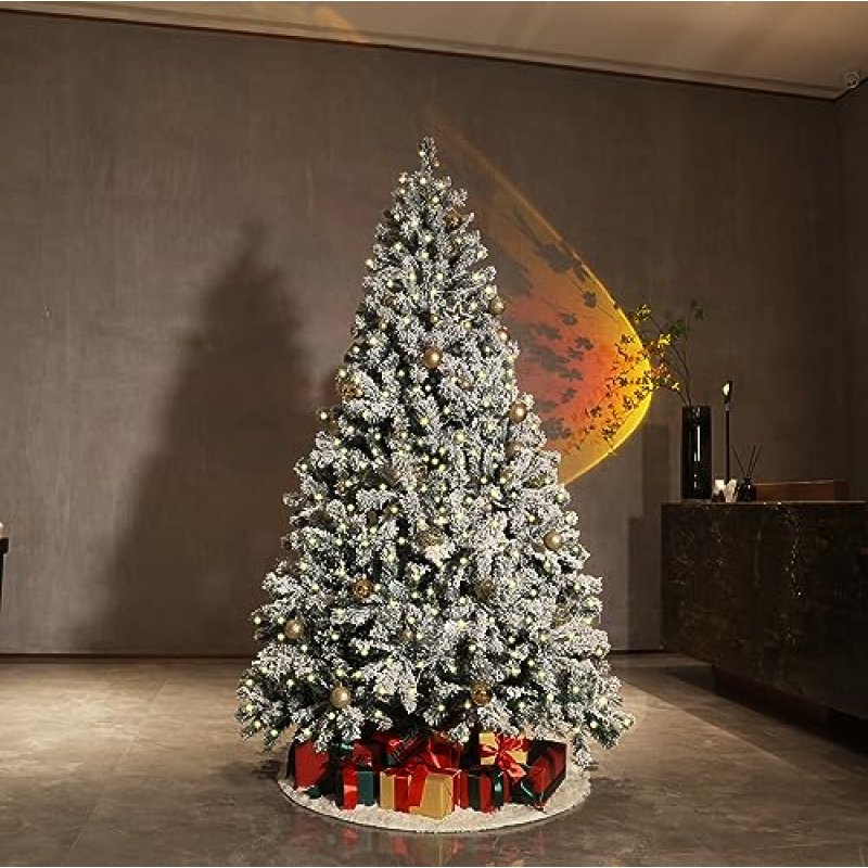 Asinse Snow Flocked Christmas Tree