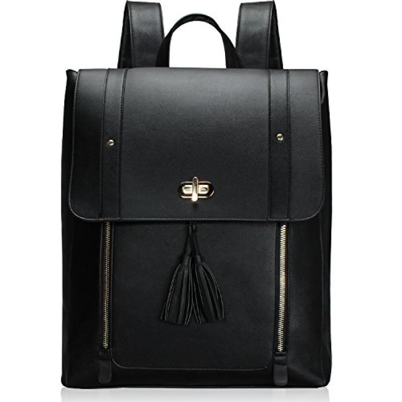 Estarer Laptop Backpack Women's PU Leather