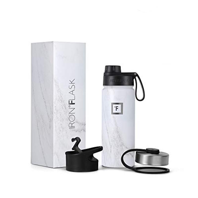 Stainless Steel Water Bottle with Straw Lid